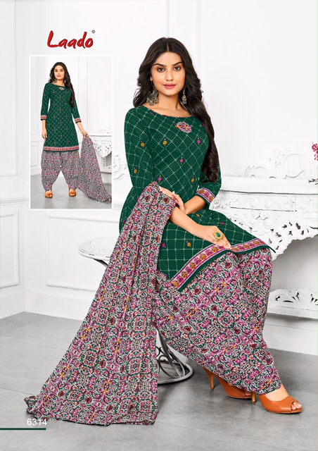 Laado Vol-63 Cotton Designer Exclusive Dress Material